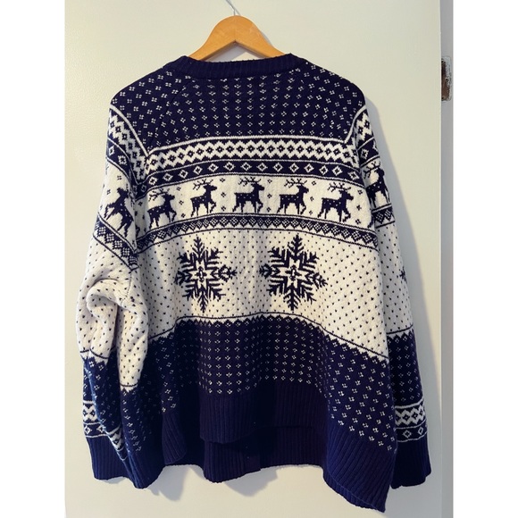 Fair Isle Button-Front Cardigan Sweater - Picture 4 of 5